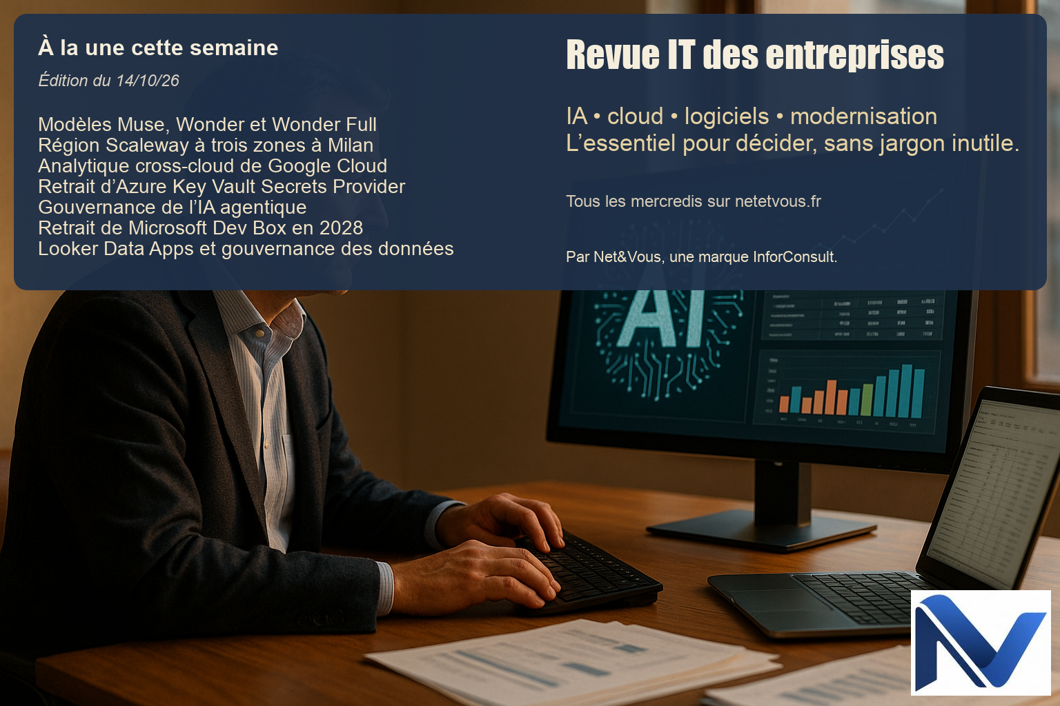 Illustration — L’IA gagne du terrain, mais les entreprises doivent encore maîtriser ses usages et ses trajectoires cloud